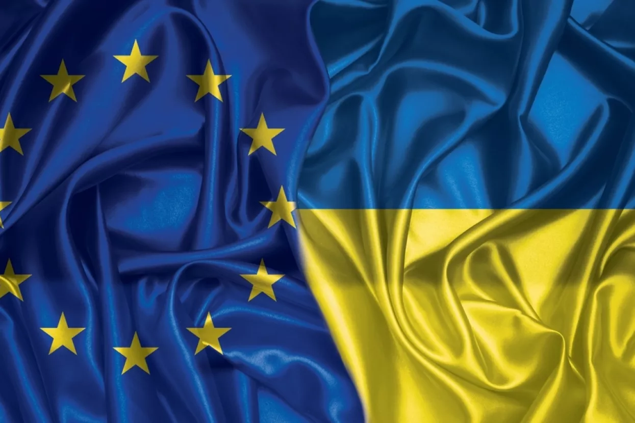 Europska unija, Europa, Ukrajina, EU, zastave, zastava