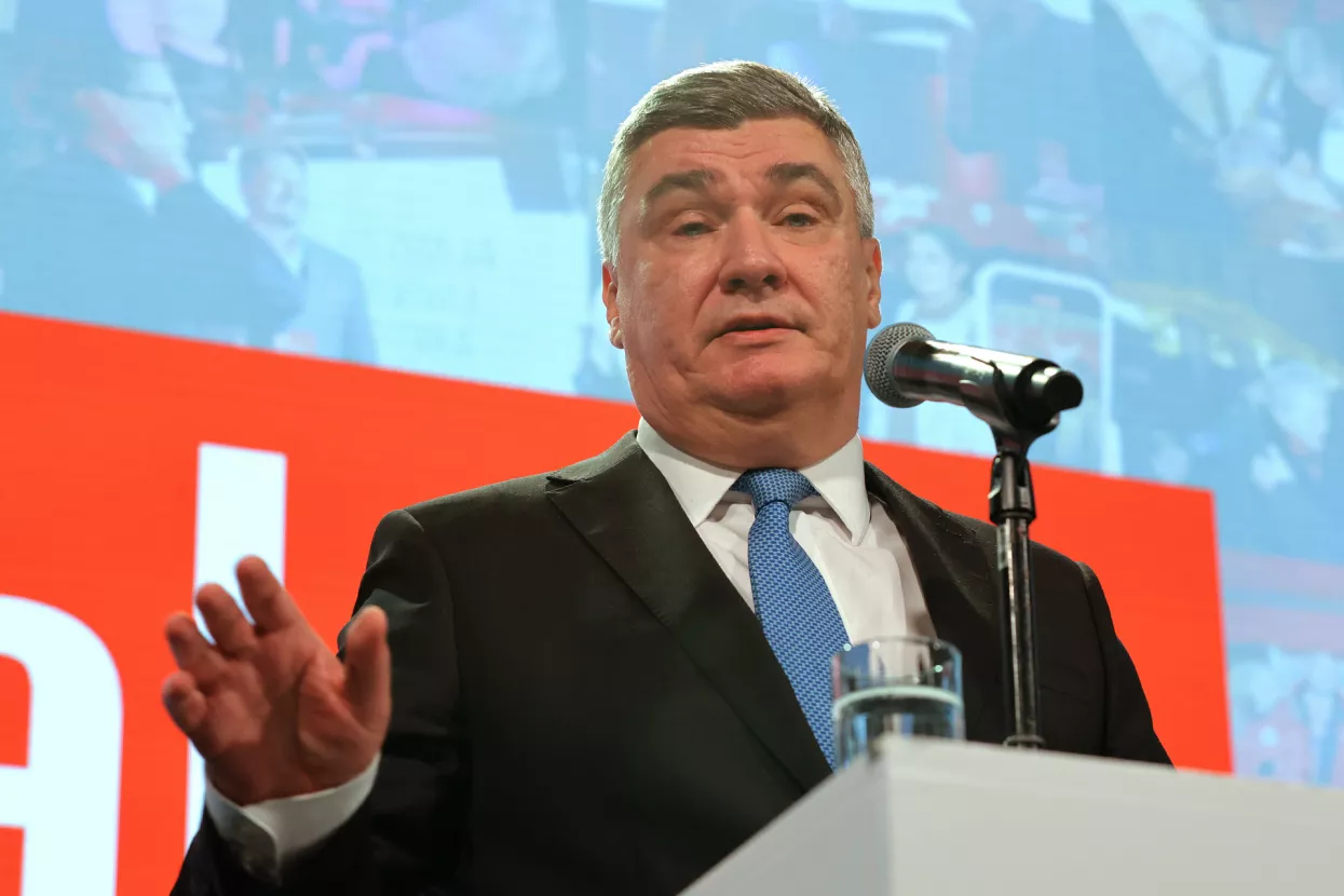 Zoran Milanović, proslava pobjede na predsjedničkim izborima