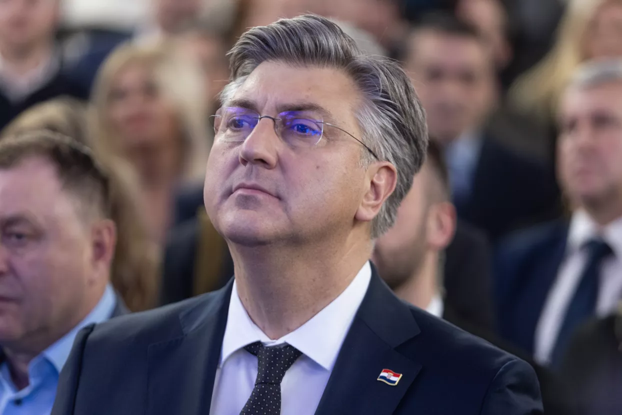  Doček rezultata u izbornom stožeru Dragana Primorca na izborima za Predsjednika RH.Andrej Plenković