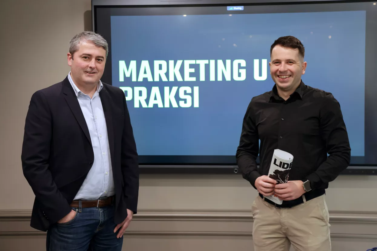 Liderova edukacija Marketing u praksi. Mato Rajić i Marijan Palić