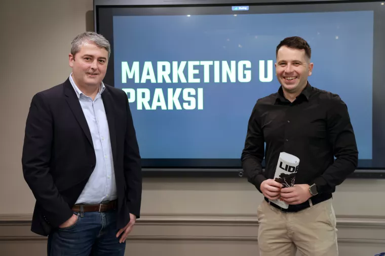 Liderova edukacija Marketing u praksi. Mato Rajić i Marijan Palić