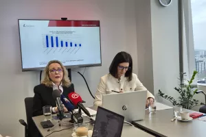 Andrea Doko Jelu&scaron;ić i Rina MusićAmCham pressica o istraživanju poslovanja u Hrvatskoj