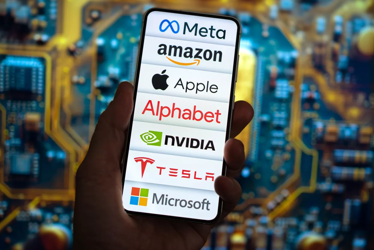 veličanstvenih sedam, tehnolo&scaron;ki divovi, meta, amazon, apple, alphabet, nvidia, tesla, microsoft