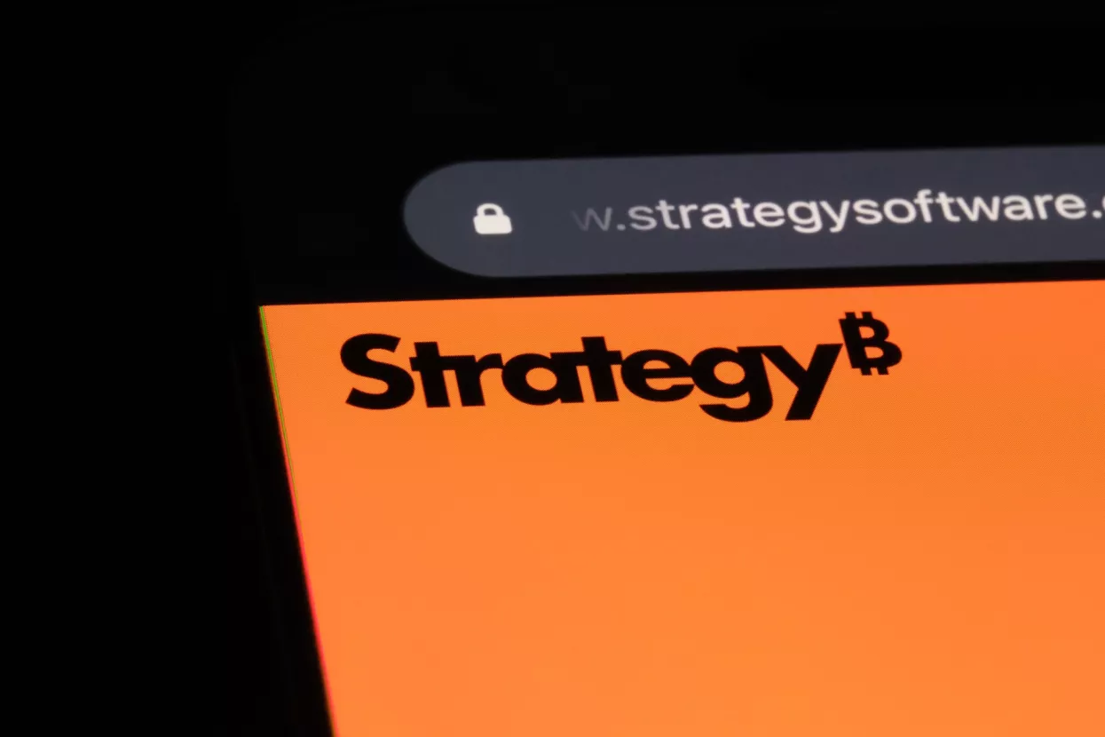 Shanghai,China-Feb.6th 2025MicroStrategy company brand logo on website