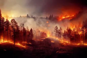 &Scaron;umski požar, prirodne katastrofe