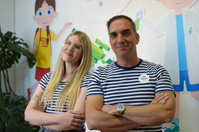 Sara Hocenski i Alan Orlić, Tinker Labs