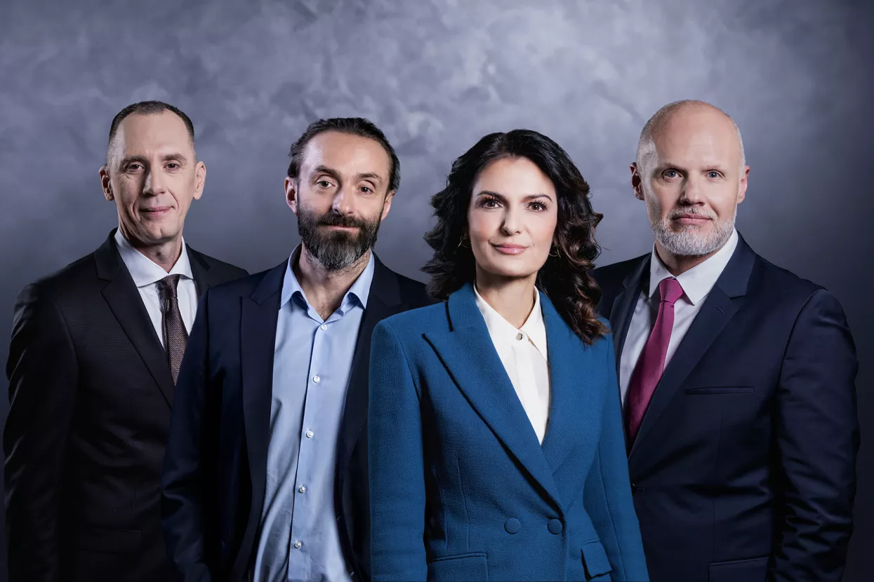 Sini&scaron;a Đuranović, Boris Drilo, Marijana Bačić i Matija Kovačević, članovi Uprave HT-a