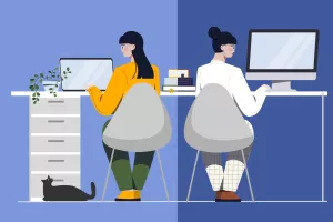 hibridni rad, home office, ured