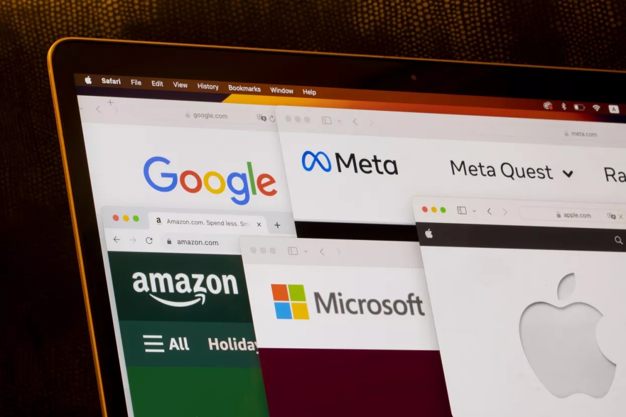 Tehnolo&scaron;ke tvrtke, big tech, tech dionice