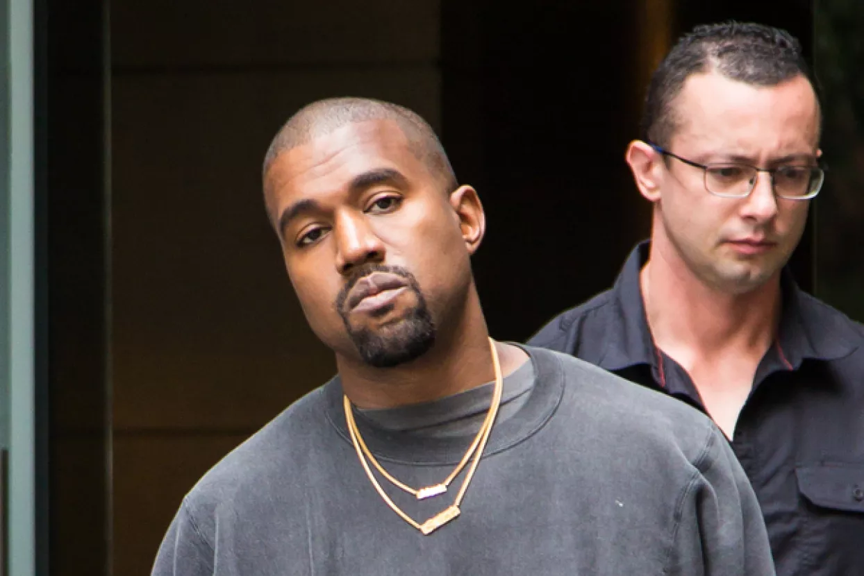 NEW YORK - SEPTEMBER 3: Kanye West is seen exiting her hotel on September 3, 2016 in New York City.