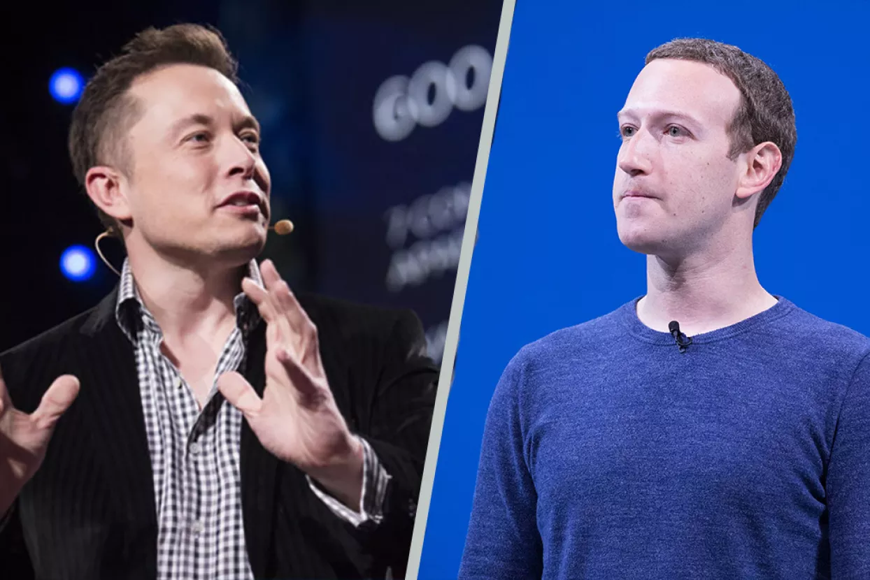 Elon Musk, Mark Zuckerberg