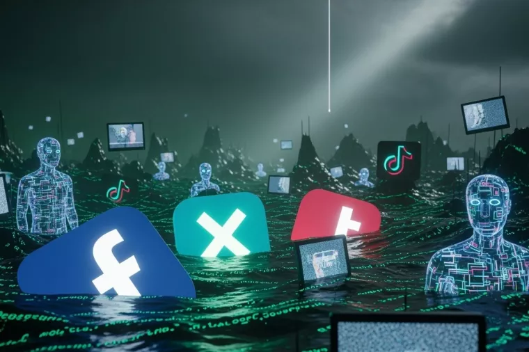 mrtvi internet, dru&scaron;tvene mreže