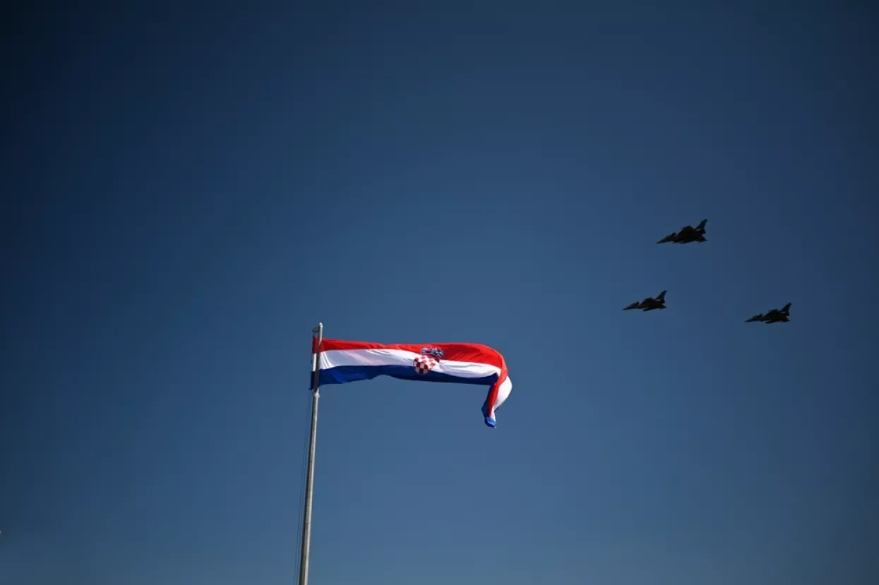 Knin, Croatia &ndash; August 5, 2024. In Knin during the anniversary of Operation Storm.