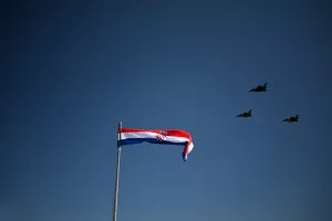 Knin, Croatia &ndash; August 5, 2024. In Knin during the anniversary of Operation Storm.