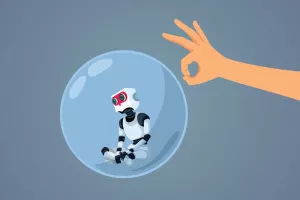 AI bubble burst, AI balon pucanje, umjetna inteligencija