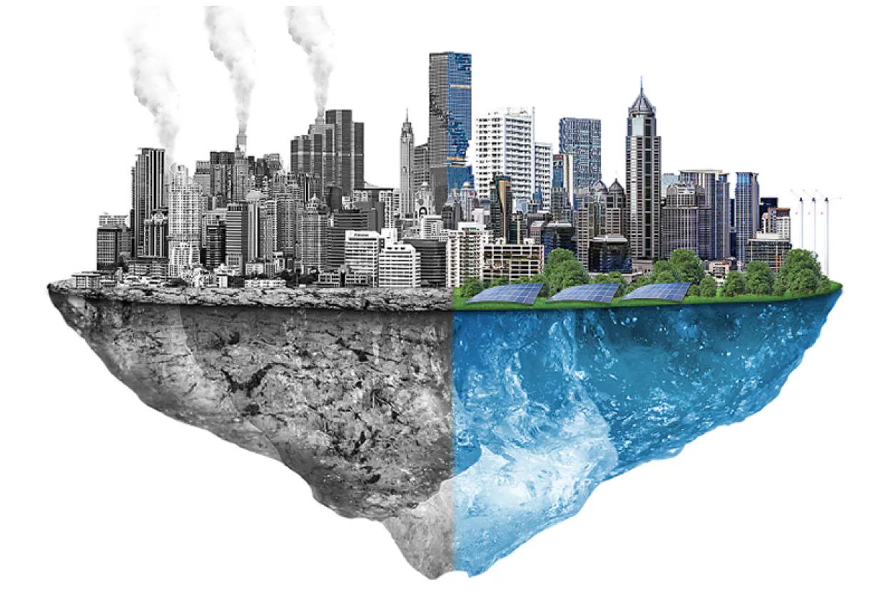 Održivost, prema Pir&scaron;iću, treba graditi na nekoliko razina. Nulta razina je ponovno promi&scaron;ljanje prostornog planiranja kako gradovi ne bi bili klimatske klopke, to između ostalog iziskuje stvaranje zelenih oaza i otvaranje koridora prema izvoru hladnog zraka. Prva razina je osmisliti kako osigurati hranu, vodu i energiju u slučaju njihove nesta&scaron;ice, a posljednja razina uključuje pametni transport, održivi i odgovorni turizam, gospodarenje otpadom