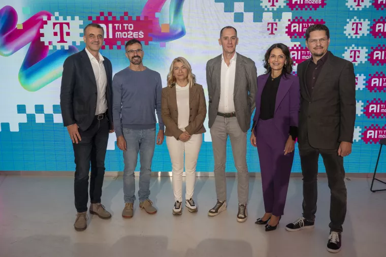 Toni Milun, Nata&scaron;a Rapaić, Sini&scaron;a Đuranović, Marijana Bačić i Igor VukasovićHT AI ti to može&scaron;
