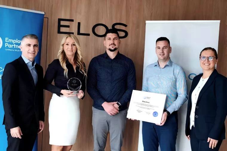 ELOS dobio Employer Partner certifikat Selectia.