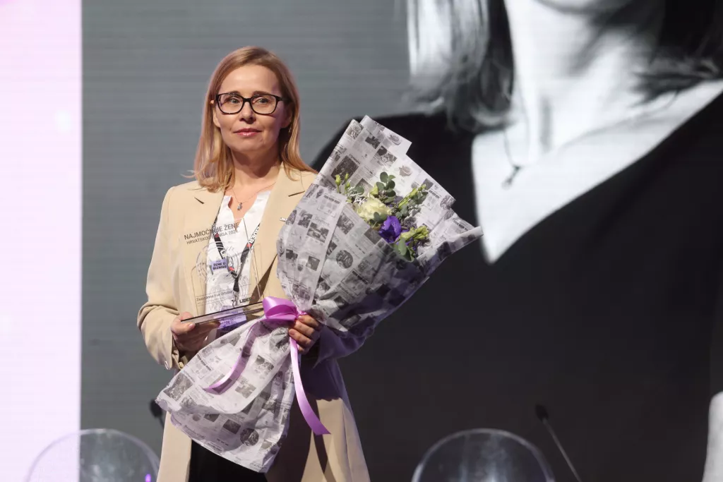 Žene u biznisu 2024. Progla&scaron;enje 10 najmoćnijih žena hrvatskog biznisa.Zsuzsanna Ortutay