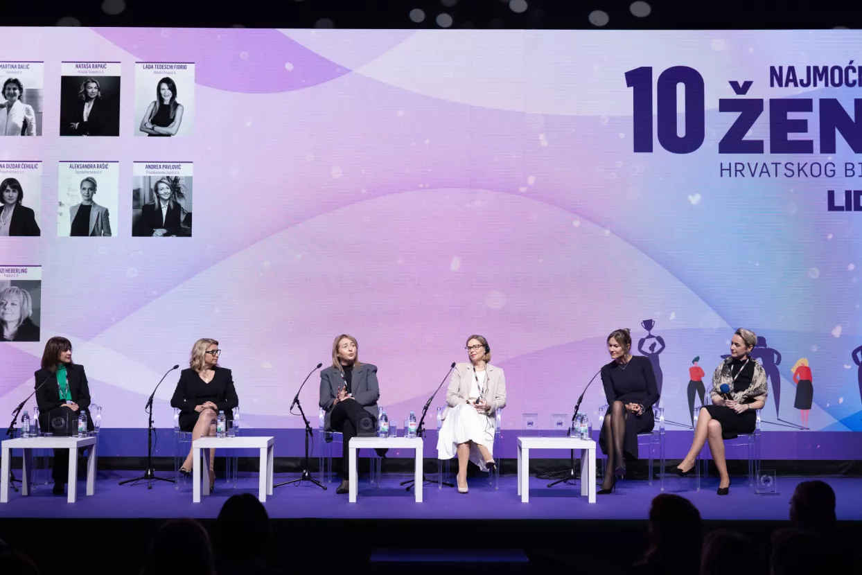 Žene u biznisu 2025.Razgovor s najmoćnijimNikolina Dizdar Čehulić, Nata&scaron;a Rapaić, Andrea Pavlović, Zsuzsanna Ortutay, Lada Tedeschi Fiorio, Aleksandra Ra&scaron;ić