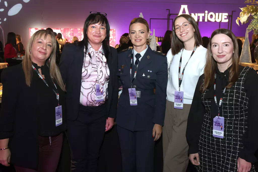 Žene u biznisu 2025. Kristina Forjan, Sandra Hrvatin, Antonija Trupinić, Mia Martinac i Stella Hrvatin