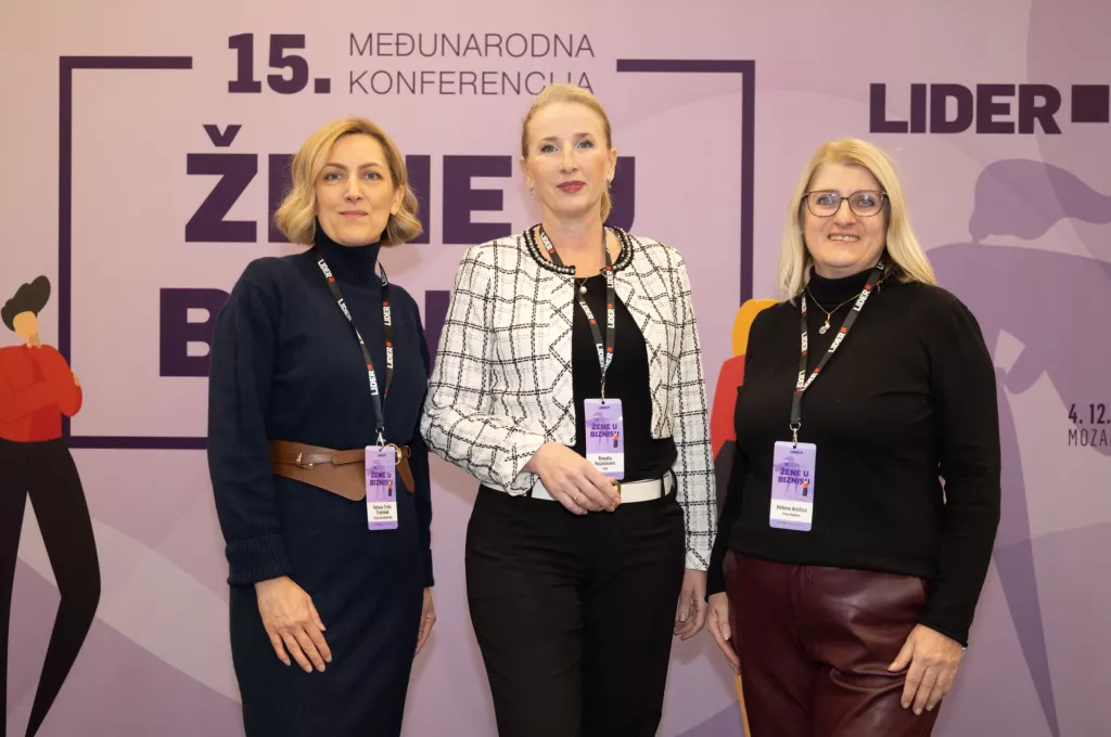 Žene u biznisu 2025.Nata&scaron;a Trslić &Scaron;tambuk, Renata Vujasinović, Helena Ko&scaron;čica