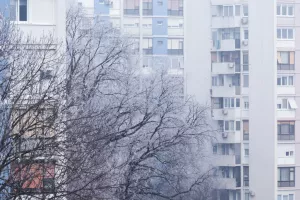 registar zgrada, Zagreb, stanovi, stambene zgrade, stambena zgrada, zima, snijeg
