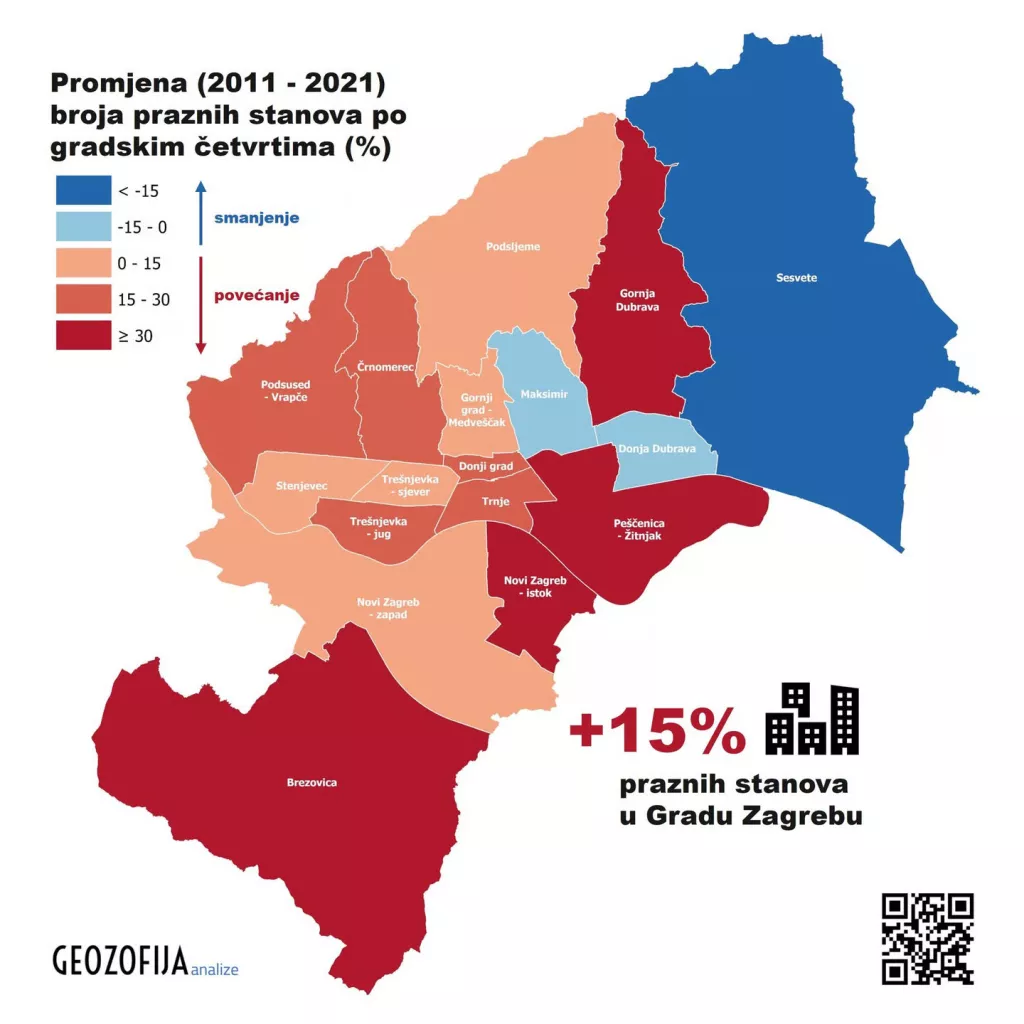 Prazni stanovi u Zagrebu
