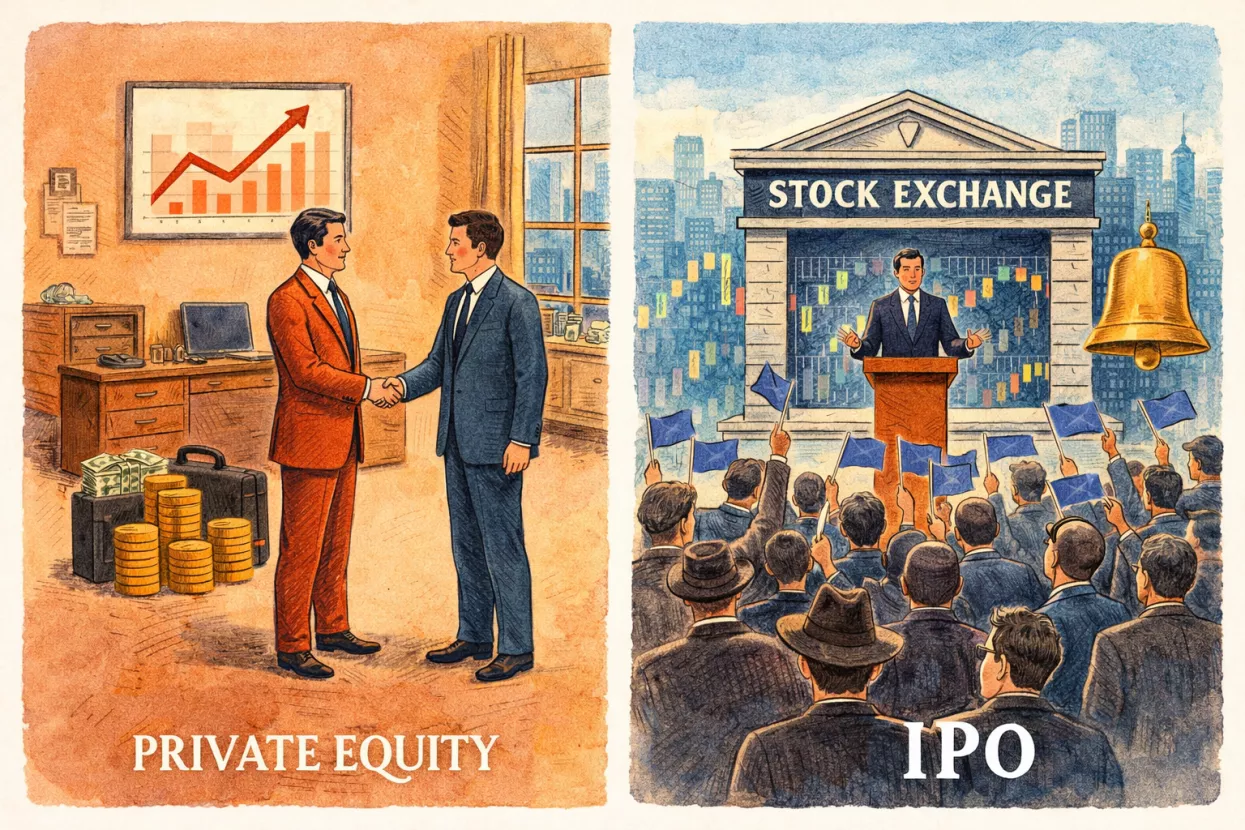 Private equity vs IPO
