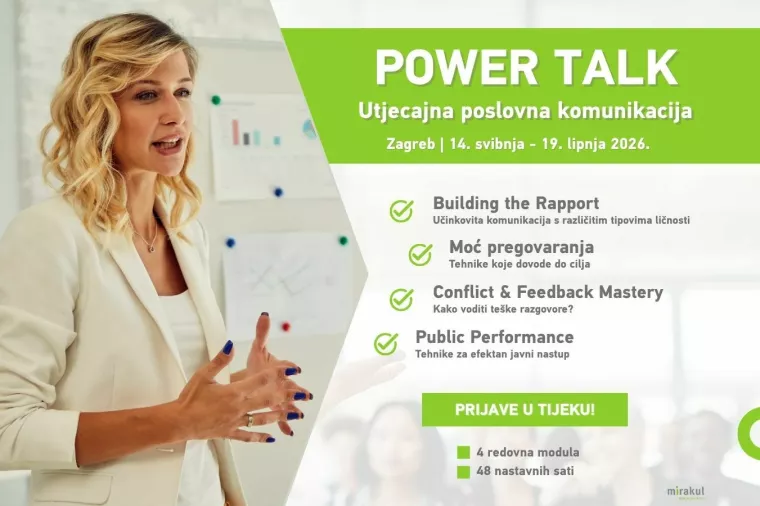 Power Talk - Utjecajna poslovna komunikacija