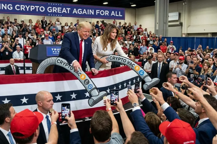 Donald Trump, Melania Trump - memecoin prevare 
