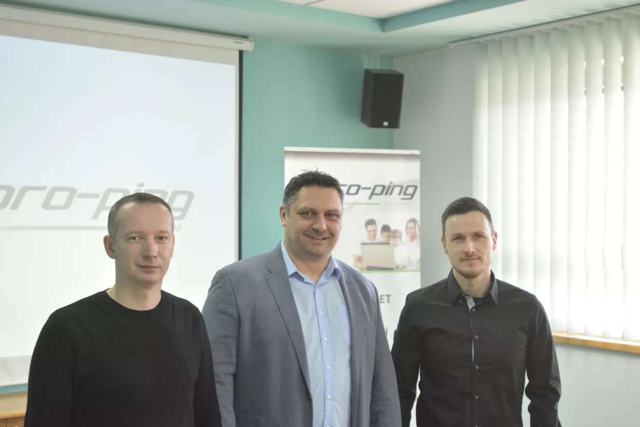 Hrvoje Vencl, Marijan Rengel i Danijel Begović, Pro Ping