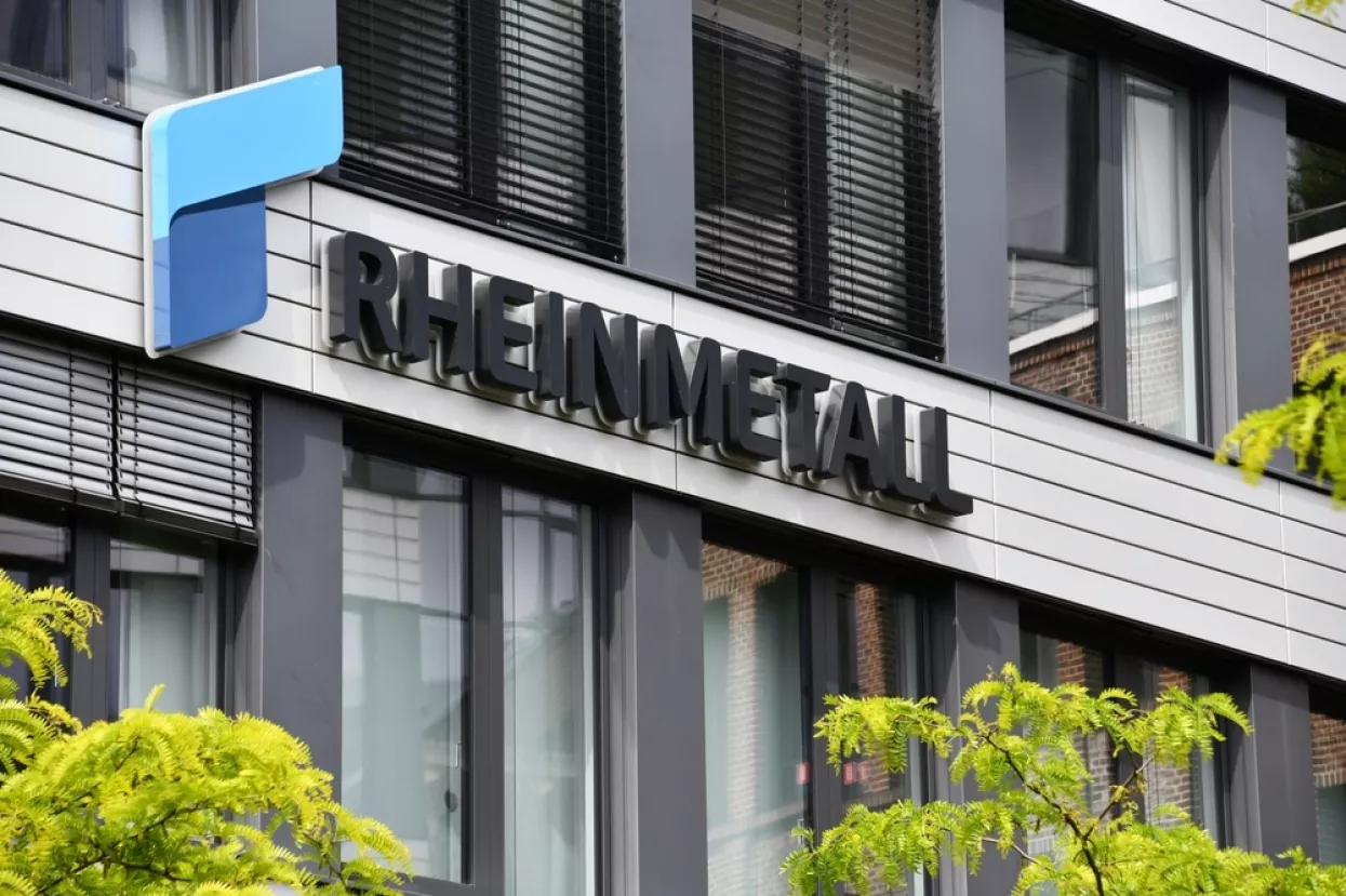 Dusseldorf, North Rhine-Westphalia, Germany - May 16, 2024headquarters of Rheinmetall AG in Dusseldorf, Germany - Rheinmetall is a European defence contractor