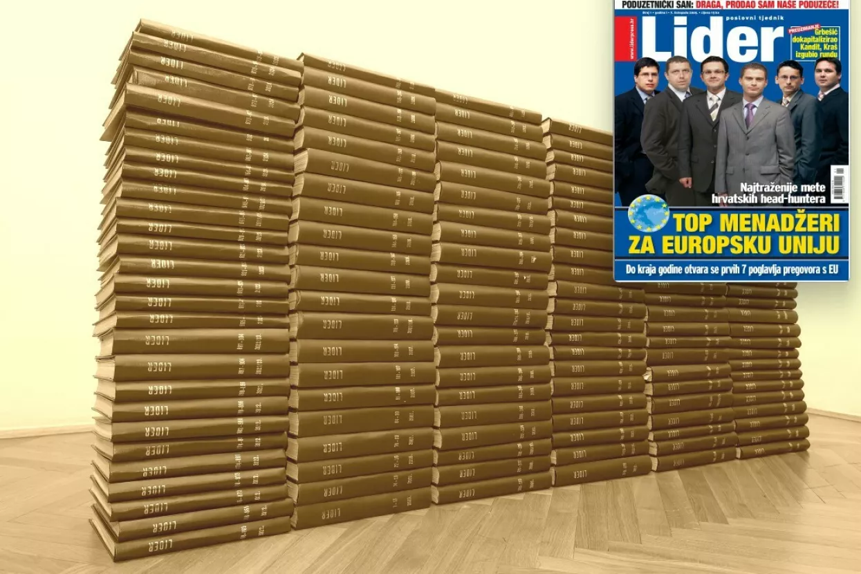 Uvezena dosada&scaron;nja izdanja Lidera i naslovnica prvog broja