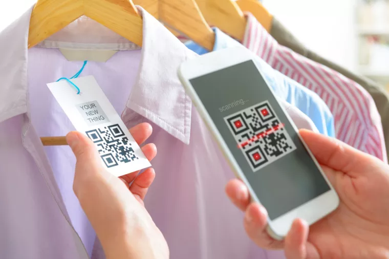 odjeća, qr scanning