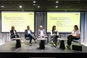 10. HR konferencija6. panel- HR strategija vodećih poslodavaca:Natalya Golokina, Branimir Spajić, Blaž FerencBlagica Petrovac &Scaron;ikić, Lara &Scaron;ubić &Scaron;u&scaron;a